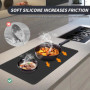 Tapis Protection Plaque Induction, Tapis de Cuisson en Silicone, Tapis de Protection pour Table de Cuisson à Induction, Résistan