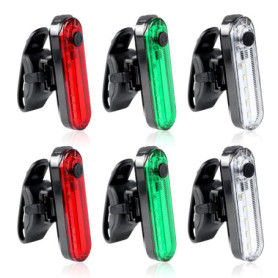 6pcs Feux De Navigation Pour Bateau, Feux Navigation Bateau, Lampes De Navigation À Led 4 Types De Mode Clignotant Lumières Poup