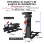 DIWANGUS Lot de 2 Supports de Table pour Thrustmaster T.16000M FCS HOTAS/T Flight HOTAS/Warthog, Joystick Logitech X56/X52/X52 P