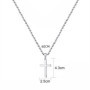 ShiWuYou Collier Croix Homme, Chaine Pendentif Croix Acier Inoxydable Bijoux, Collier Homme avec Pendentif Croix Chaîne pour Hom