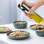 2 Pièces 100ml Vaporisateur d'huil de Cuisine avec Balance, Vaporisateur d'huile et de vinaigre, en Verre et en Acier Inoxydable