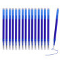 ILamourCar 15 Recharge Stylo, Mines de Rechange Effaçables pour Stylo à bille Bleu 0,7 mm, Recharges pour Stylos à Encre Gel Ble