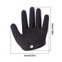 TAIZER 4PCS Gants Pêche Gant Pêche Anti-Coupure Anti-Crevaison Gants Pêche Étanche avec Magnétisme Boucle Gant Chasse Main Gauch
