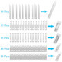 Cutter de Précision Couteau, 2 Stylos Scalpel 90 Lames Tapis de Découpe Règle en Acier pour Découpe de Travail d'art Bricolage, 