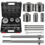 WinGluge Kit de Couronnes de Forage Creuses pour Béton 30mm, 40mm, 68mm, 80mm,100mm Avec Adaptateur SDS, Scie Cloche à Béton Jeu