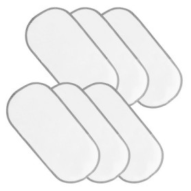 Lot de 6 Matelas à Langer Portables en Pur Coton imperméable, Alèses pour Bébé Douces et Étanches pour Table à Langer (30 x 60 c