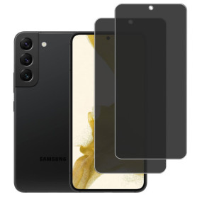 KELOLIN [2 pièces] Anti Espion Verre Trempé Protection écran Pour Samsung Galaxy S22/S23 5G 9H Dureté, Anti Rayures, Confidentia