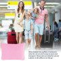 WIYETY Couverture de voyage avion - Coussin transformable 2 en 1 - Couverture d'avion portable avec fixation de valise - Pour bu
