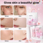 HASAIKA® Sakura Ensemble De Soins De La Peau, Coffrets Cadeau de Soins pour la Peau, Hydratant et nourrissant Comprend une bross
