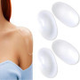 Épaulettes en Silicone,2 Paire Coussinets Épaulettes Silicone，Coussinets d'Épaule Souples Antidérapants pour Femmes et Hommes，Ep