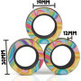 Yeefunjoy Anneaux magnétiques Fidget Toy, Idea ADHD Fidget Toys, Adult Fidget Magnets Ring Toys for Anxiety Relief Therapy, Fidg