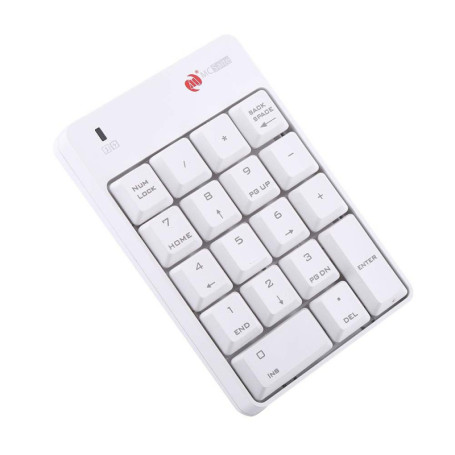 Clavier Numerique sans Fil, Pavé Numérique, Mini Clavier Numérique de 18 Touches 2,4 GHz, Clavier numérique Bluetooth USB, pour 