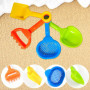 TAFACE 8 Pièces Jouets De Plage pour Enfants, Jouets De Bac À Sable, Écran De Maille De Sable, Moule Océanique, Moule De Sable A