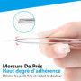 6 Pièces Pince à épiler Professionnelle, Pincettes en Acier Inoxydable pour Sourcil, Pince à Épiler de précision pour Enlèvement