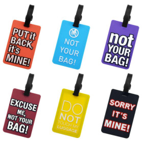 6 Pièces étiquette de Bagage Avec étiquette D'adresse,Etiquette Bagage,Etiquette Valise Voyage Avion, étiquette de Valise, Porte