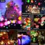 LED Lampes 100 Pièces Lumière Lumineuse pour Ballon Lampion Décoration Noël, Nouvel An, Halloween, Fêtes, Mariage, Intérieure Ex