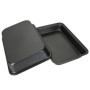 GOYADA 3 Pcs Plat à Four Rectangulaire Antiadhésif, Plaque à Rôtir Antiadhésif en Acier au Carbone avec 1 Pcs Moules à Tortilla 
