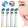 KongKay Brossettes de Rechange, 8 Têtes Compatibles Avec les Oralb double clean Brosses à Dents Électriques, Têtes doubles pour 
