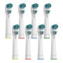Lot de 8 têtes de rechange pour brosses à dents électriques Braun Oralb Dual Clean
