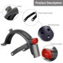 Garde Boue Trottinette Electrique Garde Boue Arrière Trottinette Support Métallique Accessoire Trottinette Electrique Pour Xiaom