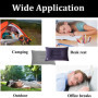Lot de 2 coussins gonflables pour le camping, les voyages, le camping, le sommeil, ultra léger, pour la plage, les voyages, la r