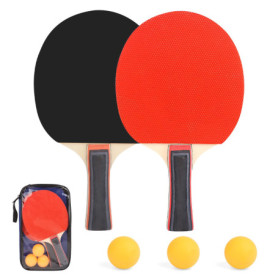 Raquette de Ping-Pong Raquette Ping Pong Raquette Tennis de Table Set de Tennis de Table avec 2 Raquette de Ping Pong 3 Balle de