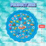 Paochocky 170cm Tapis Enfant de Jet d'eau, Tapis De Pulvérisation D'éclaboussure d'eau Splash Sprinkle Play Mat pour Activités d