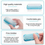 zoerbufan 4 Pièces Brosse à Ongles Double Face, Brosse a Ongles Main, Brosse de Nettoyage Pour Nettoyer Les Cuticules, Les Ongle