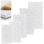 skytowards 214 PCS Transparente Pieds Adhésifs, Butées de Protection en Caoutchouc Anti-Choc Anti-Bruit Amortisseur Porte Placar