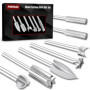 Sculpture Sur Bois Jeu de Mèches pour Outil Rotatif Compatible Avec Dremel, Outils de Sculpture en Bois Avec Tige de 3mm Pour Br