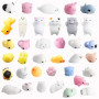 Amaza 36Pcs Squishy Kawaii Petit Animaux Anti Stress Reliever Jouet (Multicolore)