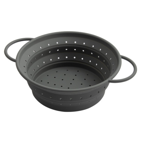 VIVIIHOO Passoire à pâtes Pliable de Peu encombrant, Facile à Nettoyer et Lavable au Lave-Vaisselle - Passoire en Silicone 21.5c