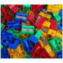 Simple Trou Taille-Crayon,50 PCS Taille-Crayon Plastique Taille Crayon Métal Taille-Crayon Rectangulaire Aille-Crayons Manuel en