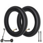 Uoimky Chambre à Air 10 pouces, 2 pièces 10 x 2/2.125 pneus pour Trotinette Electrique avec valve 45 ° et 2 leviers Double épais