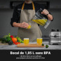 AMZCHEF Blender Mixeur à 8 Vitesses Sélectionnables | 1800W Puissant High Speed Mixer Blender Professionnel | Blender Bol 1,85L 