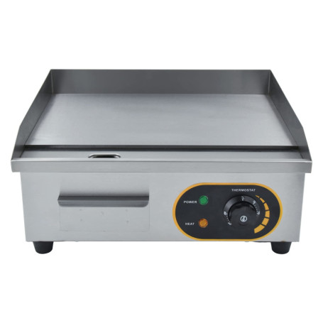Plancha Électrique Commerciale En Acier Inoxydable, 45 Cm, Avec Contrôle De Température Réglable 50~300 ℃ Pour Restaurant, Lieux