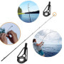 32 Pièces Kit de Anneau de Pointe de Canne à Pêche Réparation, Anneaux de Pointe Kit de réparation, Anneaux de Guides d'oeil de 