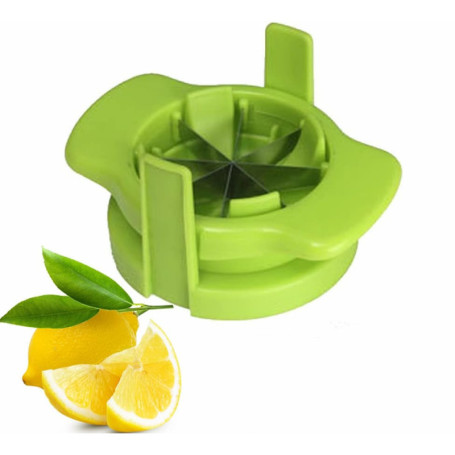 Coupe-Citron et Citron Vert, Séparateur de Fruits, Trancheuse pour Aliments, Pommes et Oranges (Couleur Aléatoire)