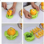 Coupe-Citron et Citron Vert, Séparateur de Fruits, Trancheuse pour Aliments, Pommes et Oranges (Couleur Aléatoire)