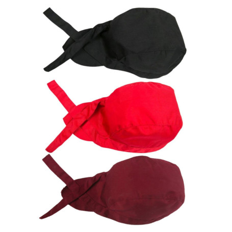 Toque De Chef 3 Pièces, Bandeau Unisexe, Toque Unie, Toque Réglable, Toque De Travail Pour Cuisine Et Restaurant