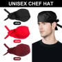 Toque De Chef 3 Pièces, Bandeau Unisexe, Toque Unie, Toque Réglable, Toque De Travail Pour Cuisine Et Restaurant