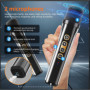 Machine de karaoké avec 2 haut-parleurs de microphone sans fil, un système de sonorisation Bluetooth portable pour adultes et en