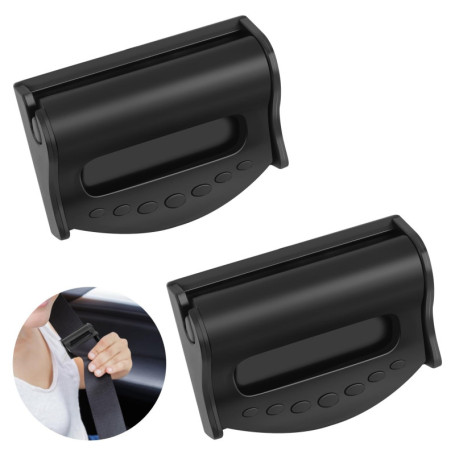 2PCS Ajusteur De Ceinture De SéCurité De Voiture,pince ceinture de sécurité voiture,Clip de RéGlage ceinture de sécurité de voit