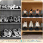 10PCS Support à Chaussures Réglables Organiseur de Chaussures Empiler Les Chaussures Support/Empiler à Chaussures Réglables, Ran