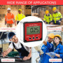 Gvolatee Rapporteur d'Angle Numerique, LCD Inclinometre Magnetique, Inclinomètre Numérique 4 x 90°, Niveau Digital Rétroéclairag