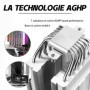 TR PS120SE ARGB refroidisseur d’air CPU 7caloducs Refroidisseur de processeur,double ventilateur PWM TL-C12B-S V2,technologie AG