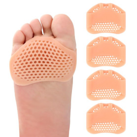 Lot de 4 Coussinets Métatarsiens Anti-Échauffement/Douleur, Coussinet Plantaire Gel Coussin, Coussinet D'avant-Pied, Coussinets 