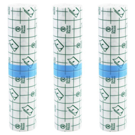 Lot de 3 rouleaux de film de tatouage, 15 cm x 1 m, imperméable, film de tatouage, film transparent, cicatrisation, seconde peau