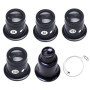 Btzthm 5 Pièces Loupes d'Horloger de Différentes Forces, Montre Horloge Réparation Loupe Kits, Ensemble de Loupes d'Horloger, 3X