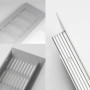 4 Pièces Grille Aeration Rectangulaire, Grille de Ventilation, Grille Ventilation Cheminée, Grille Aeration Aluminium, Grille Da